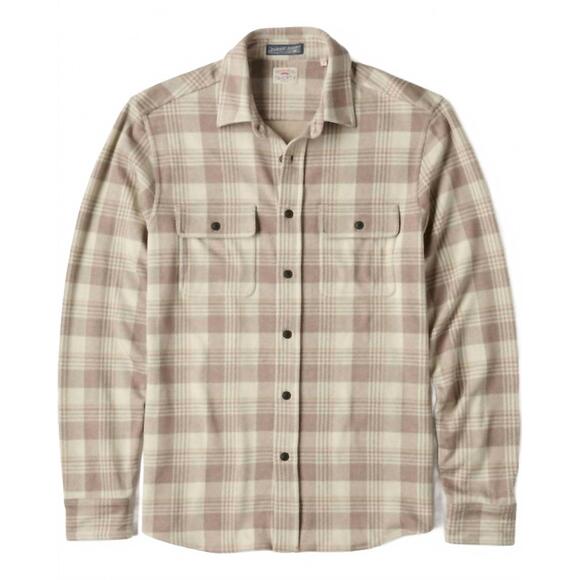 NEW FAHERTY legend sweater shirt in sandbar plaid - Picture 7 of 7